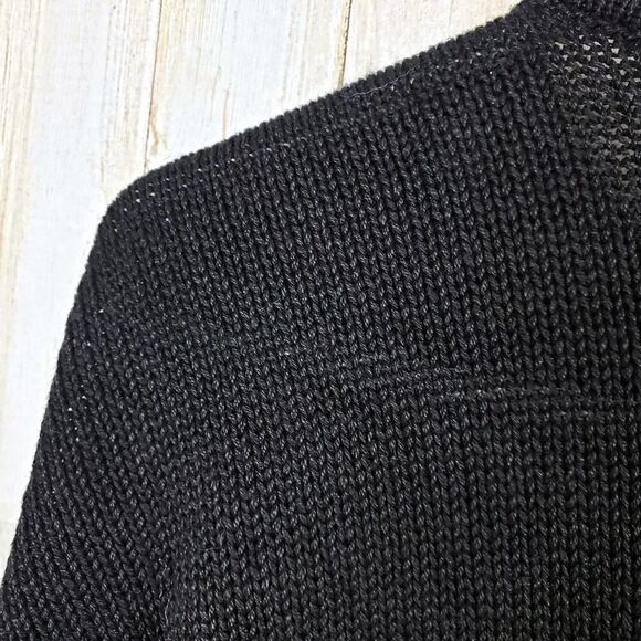 Vintage Victoria Jones Bead Embellished Sweater Black Size Large - Picture 9 of 12